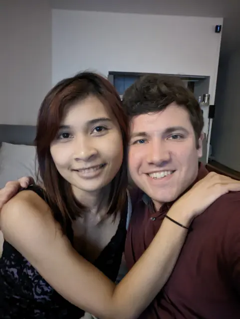 ggraph of Emily and Chris hugging